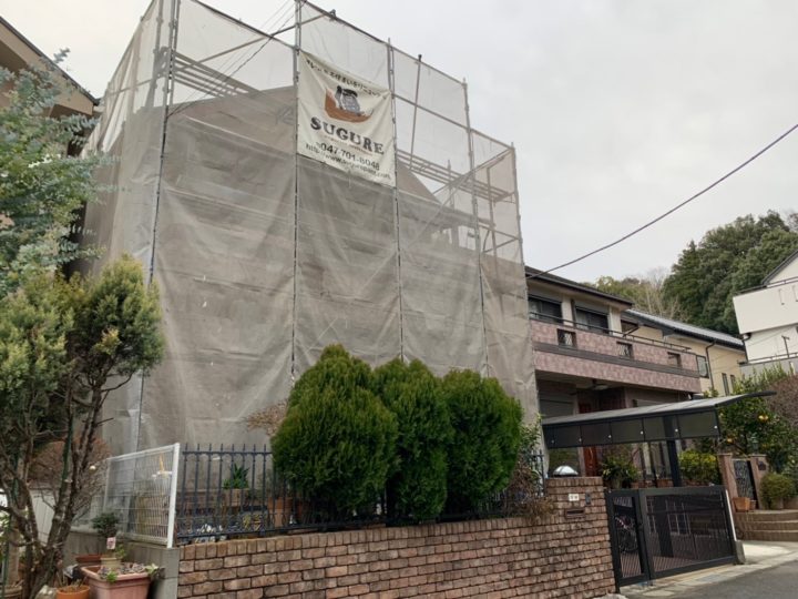 足場組立状況