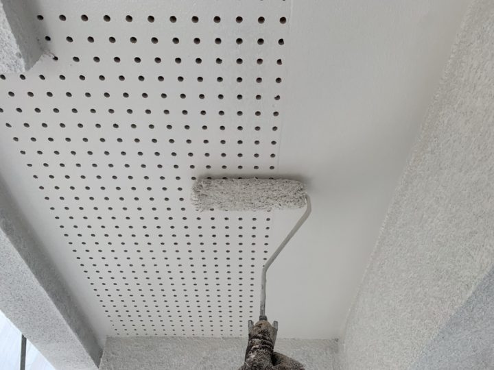 軒天塗装２回目