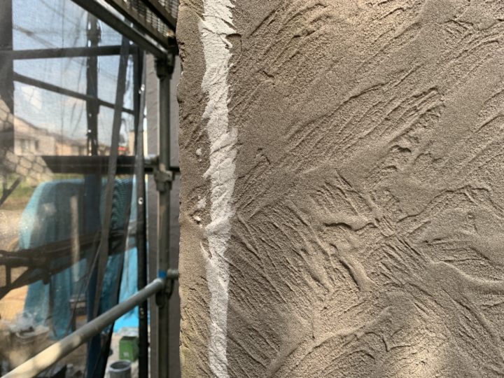 外壁ひび割れ補修施工後