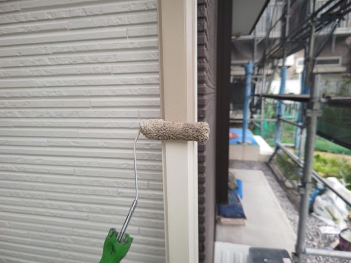 雨樋塗装１回目