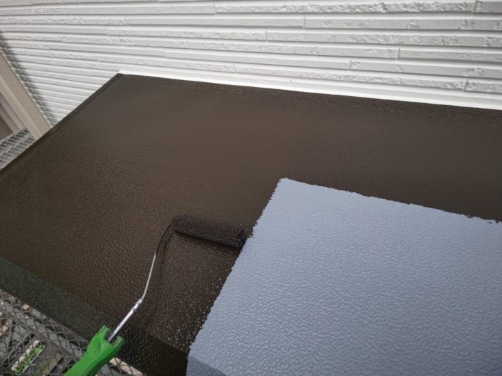 霧除け中塗り