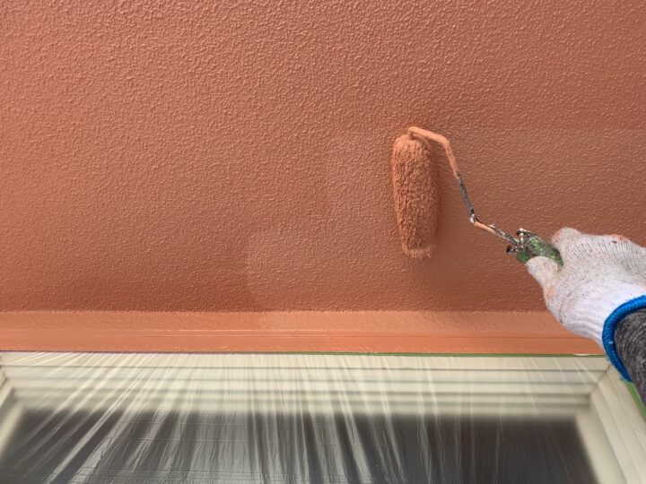 軒天上塗り