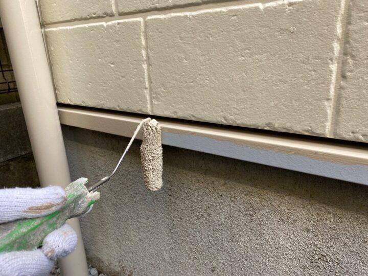 水切り中塗り