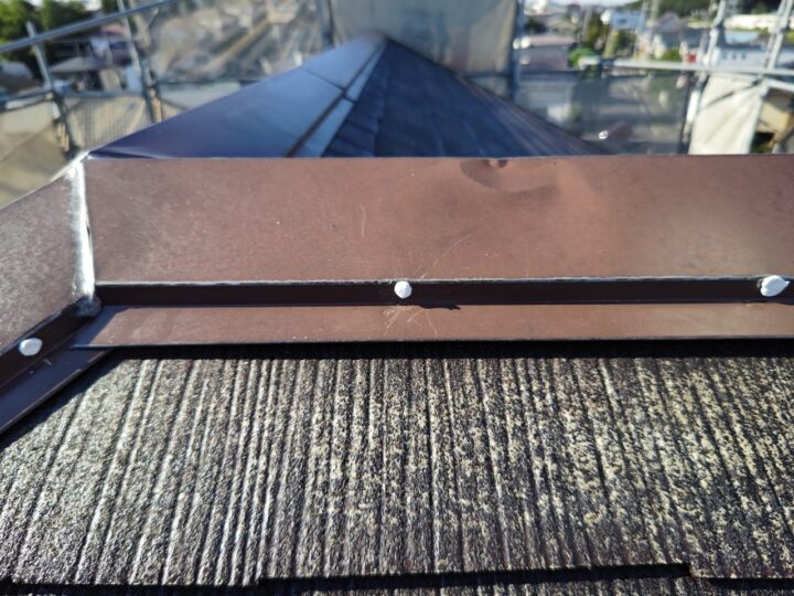 棟板金シ－リング補修施工後