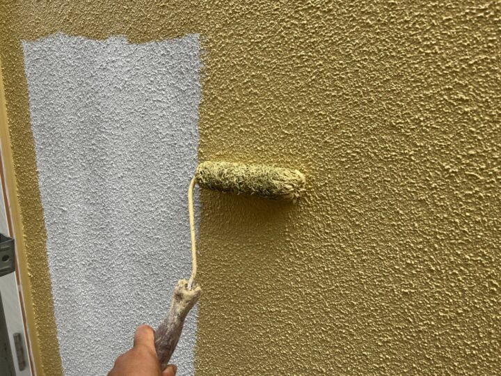 モルタル外壁中塗り
