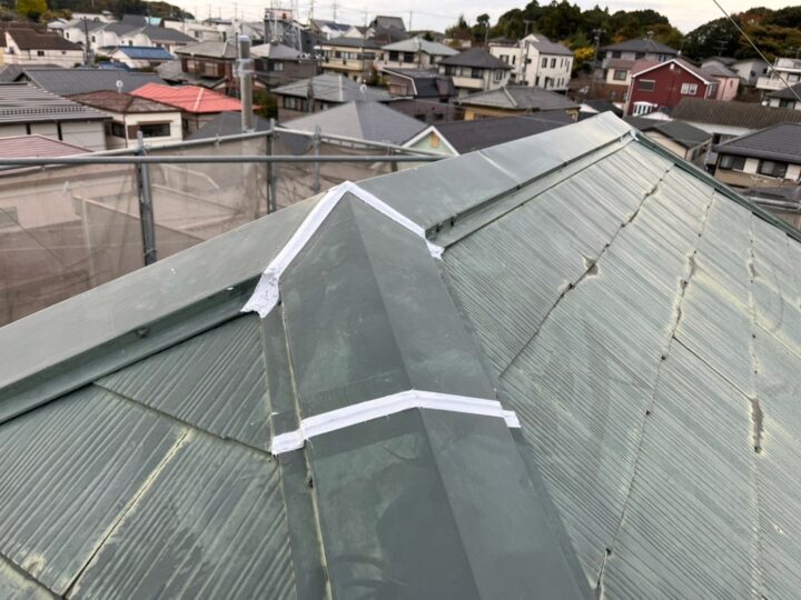 屋根板金シ－リング補修施工後