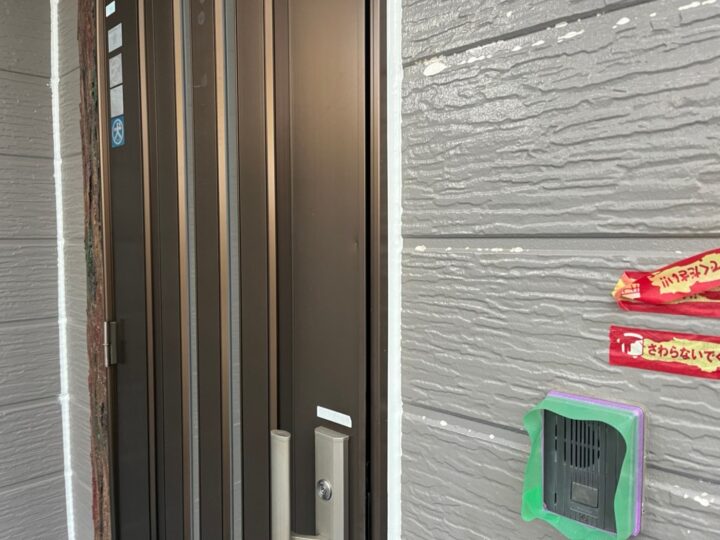 開口部廻りシ－リング施工後