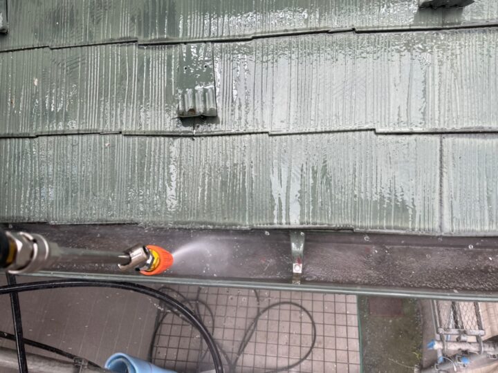 雨樋内部高圧洗浄