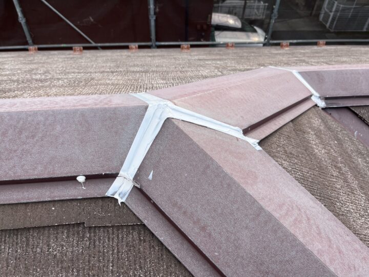 屋根板金シ－リング補修施工後