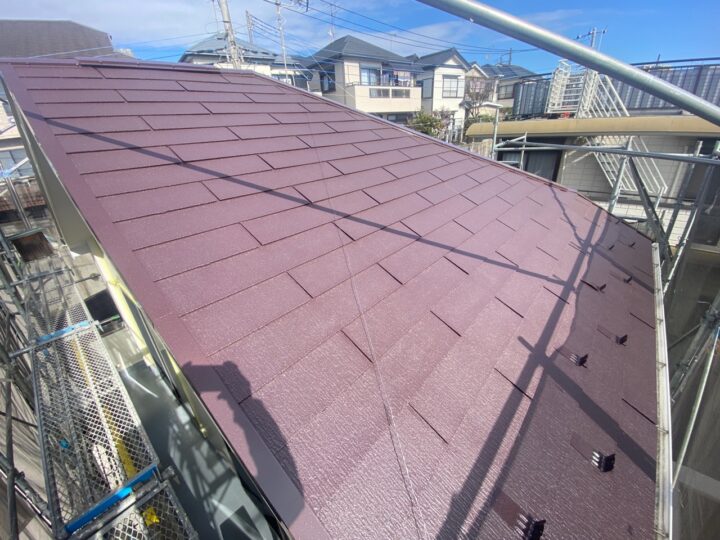屋根完了全景