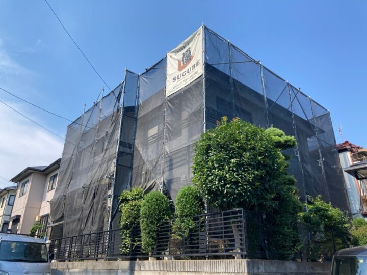 足場組立状況