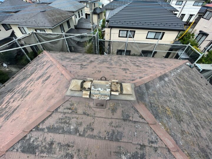 旧棟板金解体作業