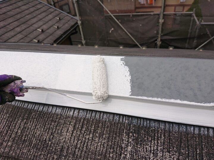 屋根板金下塗り工事