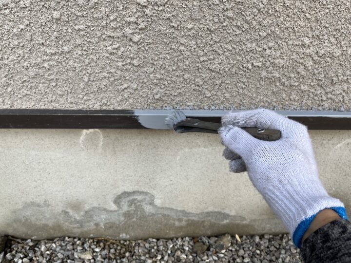 水切り下塗り工事