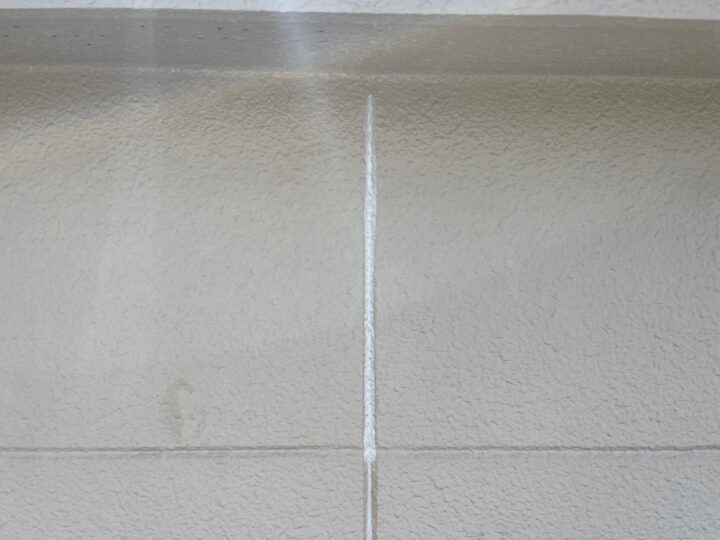 ALC外壁目地補修施工後