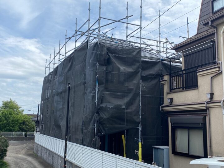 足場組立状況