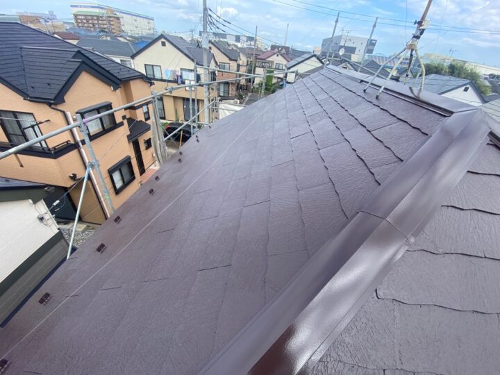屋根完了全景