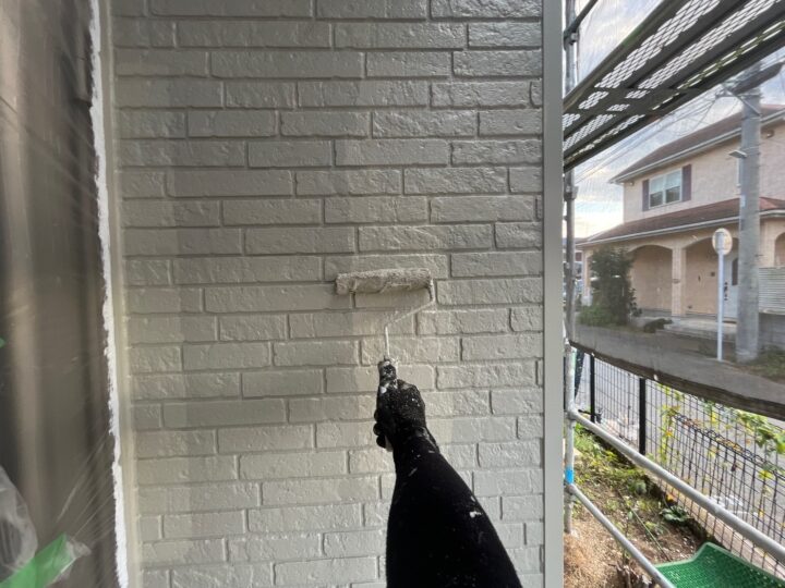 外壁上塗り工事
