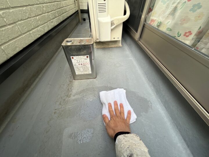 ベランダ床下地補修工事