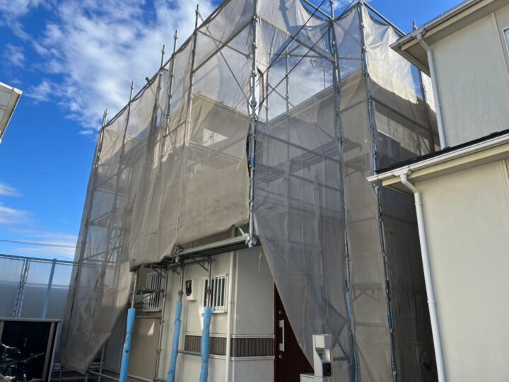 足場組立状況