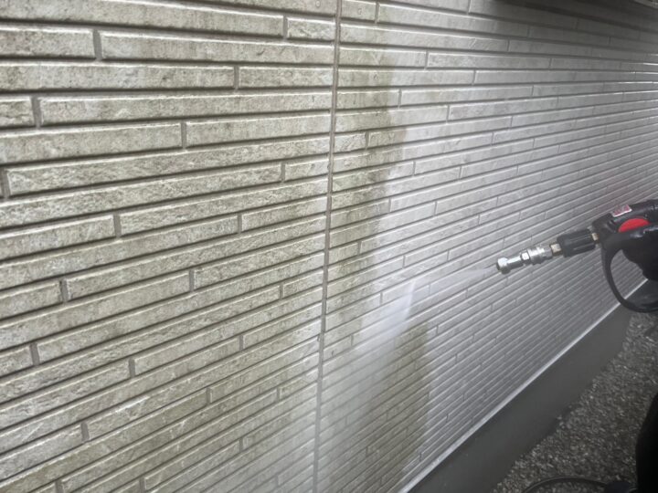 外壁高圧洗浄工事