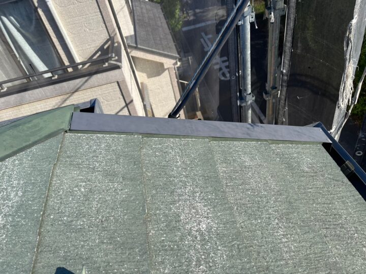 ケラバ板金シーリング補修施工前
