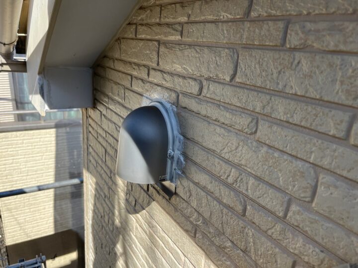 設備廻りのシーリング施工後