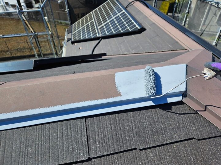 屋根板金下塗り工事