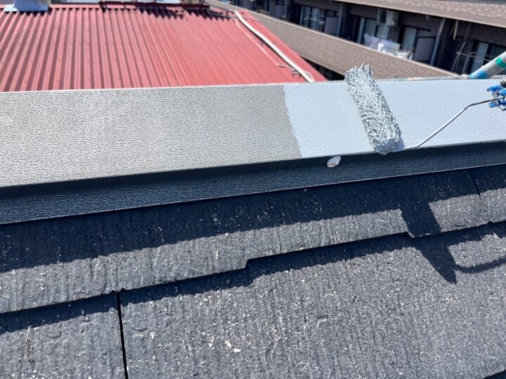 屋根板金下塗り工事