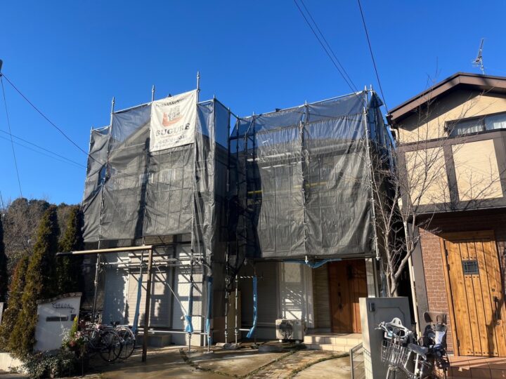 足場組立状況