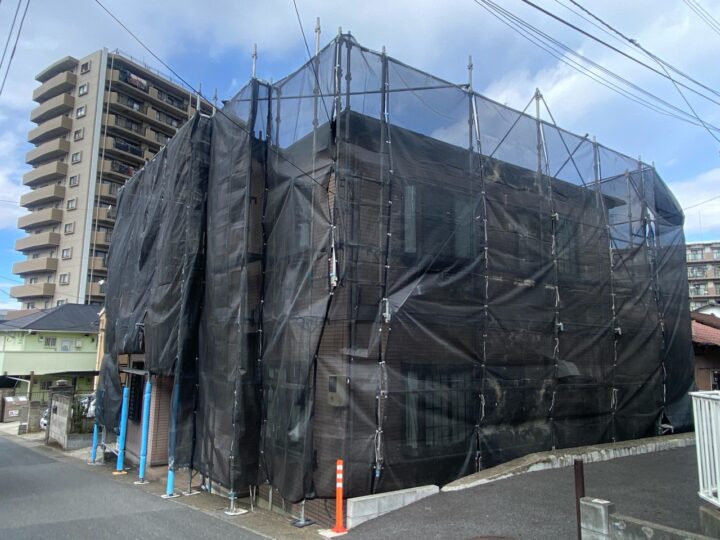 足場組立状況