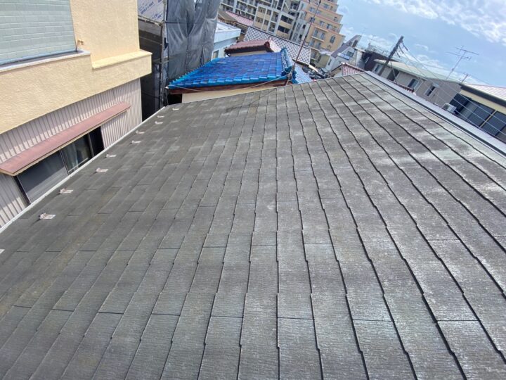 屋根板金施工前状況