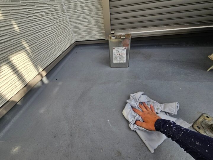 ベランダ床下地補修工事