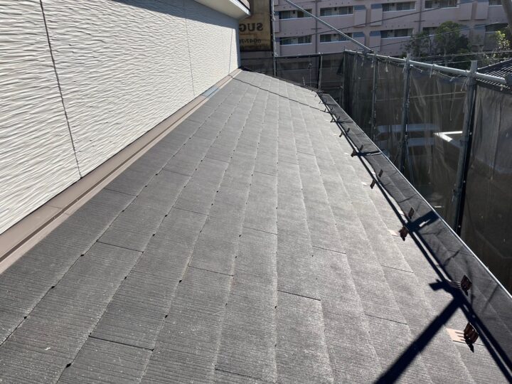 屋根高圧洗浄工事施工後