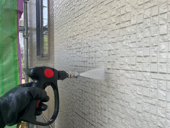 外壁高圧洗浄工事