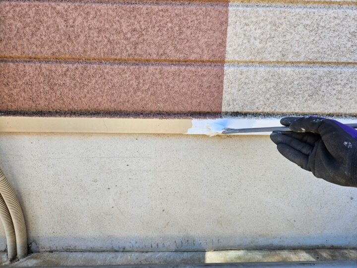 水切り下塗り工事