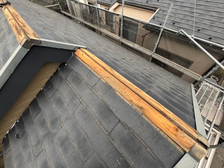 棟板金解体工事