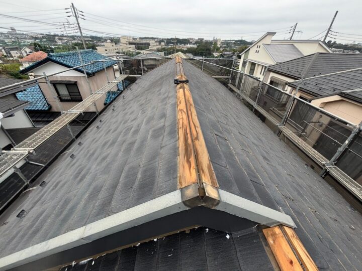 棟板金解体工事