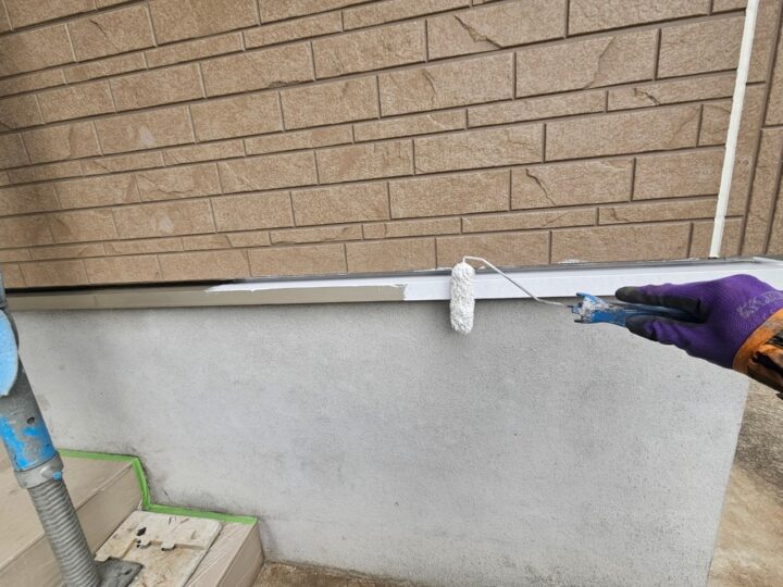 水切り下塗り工事