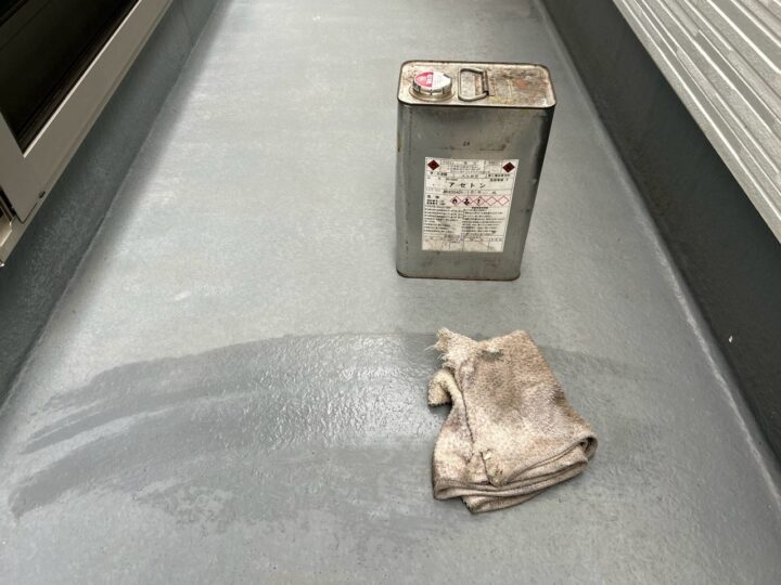 ベランダ床下地処理