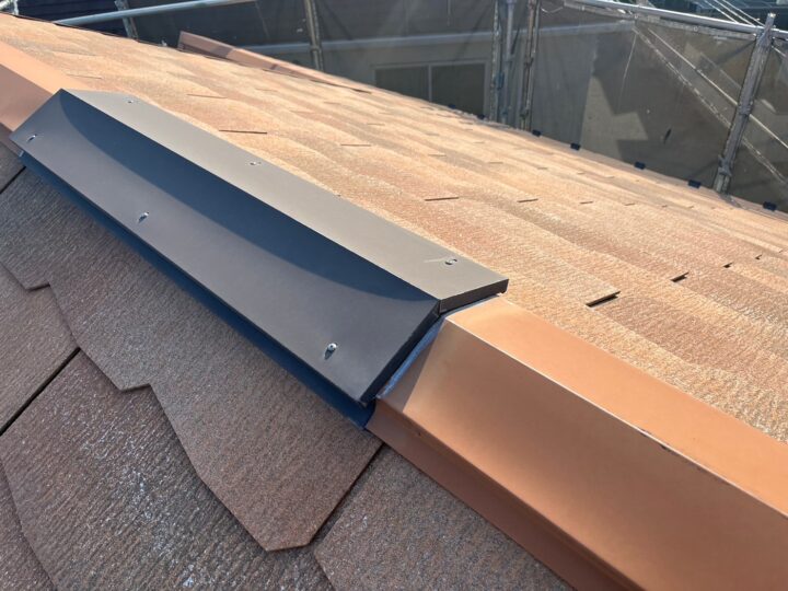 屋根板金シーリング施工前
