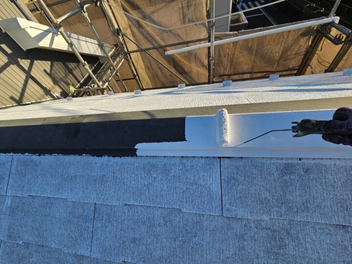 屋根板金下塗り工事