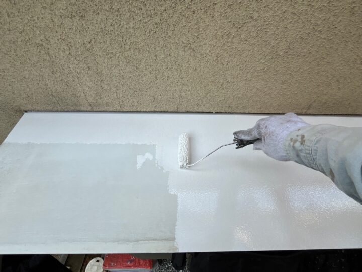 霧除け下塗り工事