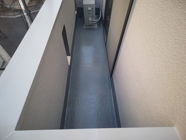 ベランダ完了全景