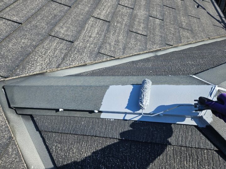 屋根板金下塗り工事