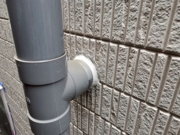 配管廻りシ－リング完了全景