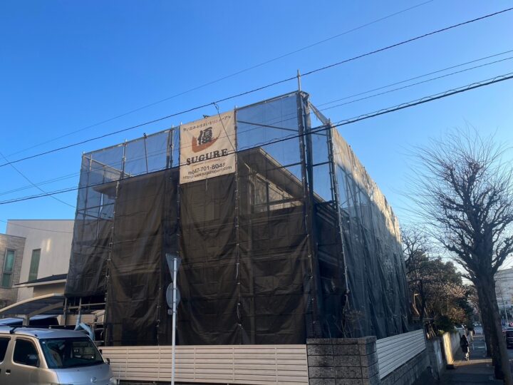足場組立状況