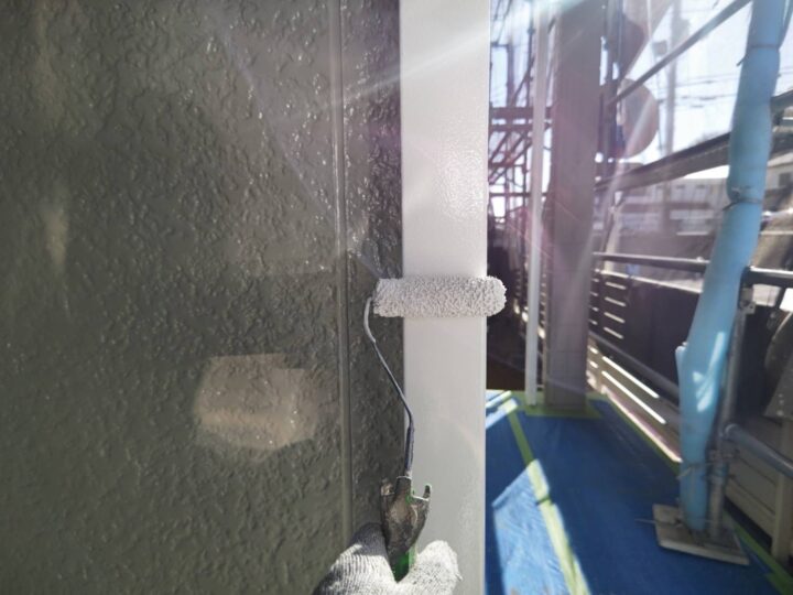 雨樋上塗り工事