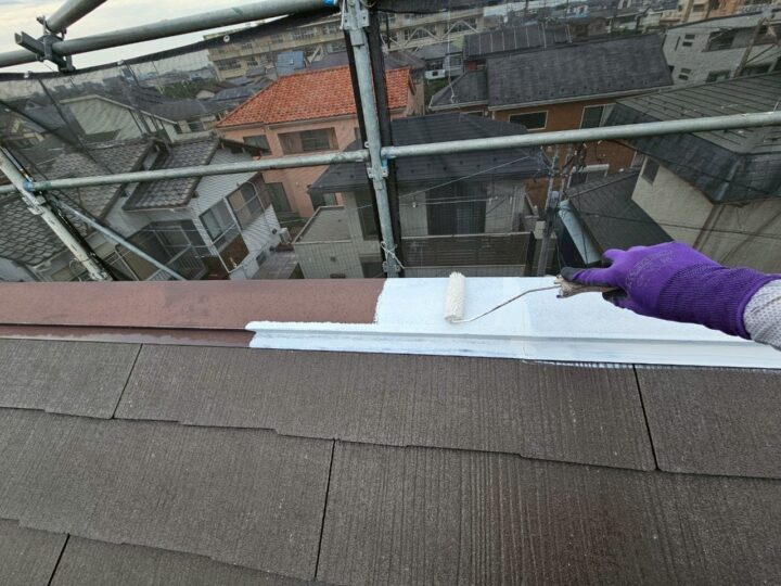 屋根板金下塗り工事