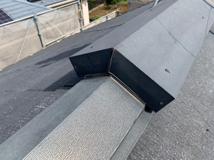 屋根板金シーリング施工前